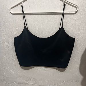 Satin Black Top